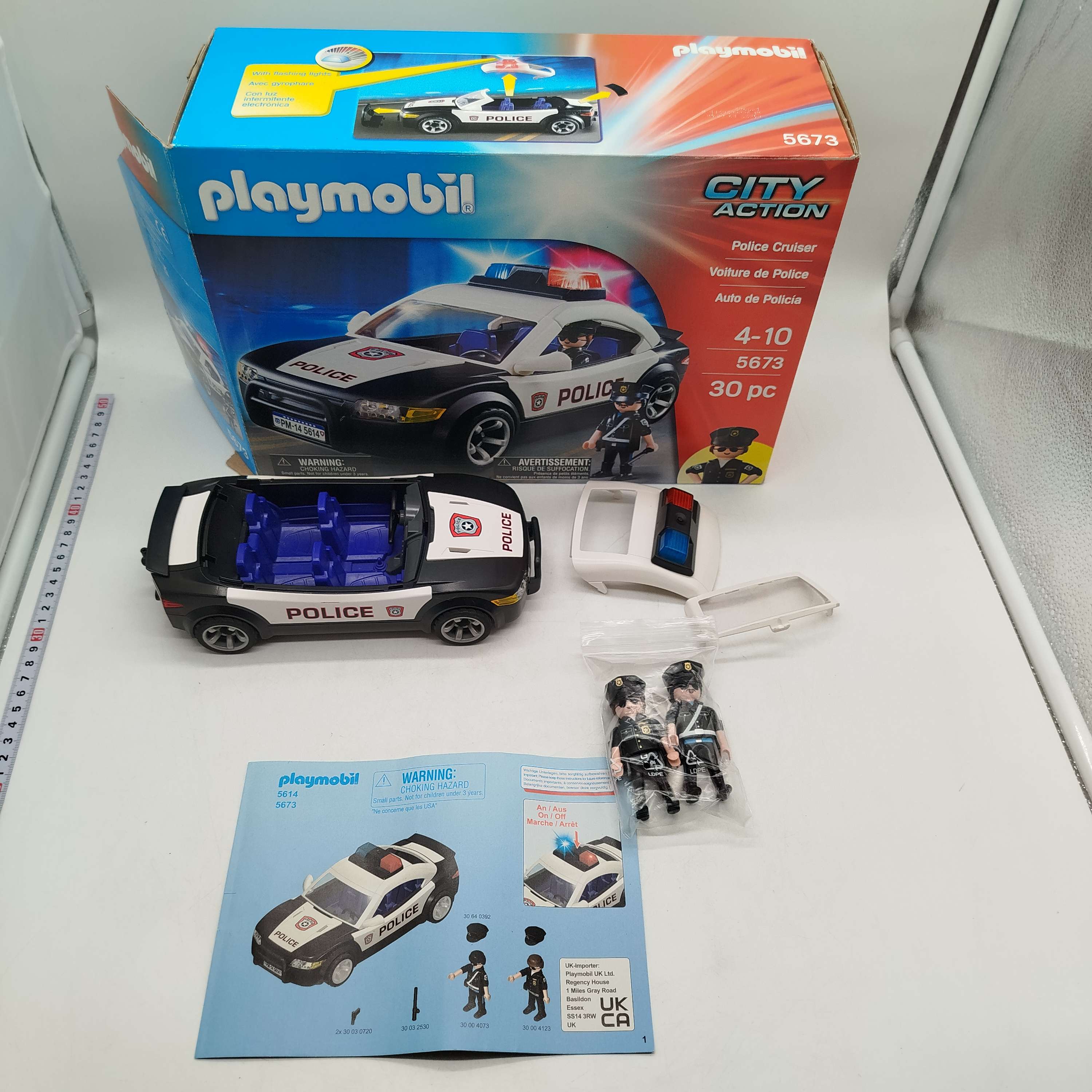 Playmobil 5673 Polizeiwagen 🚓🔵, gebraucht, ab 6 7 8 Jahre | ✅ geprüft